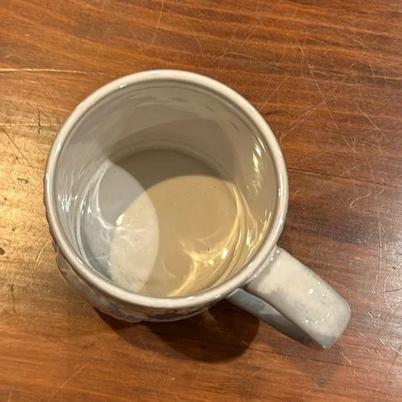 NWOT! Anthropologie A Initial Stocking Mug Winter Holiday Christmas Snowflake - Picture 6 of 11